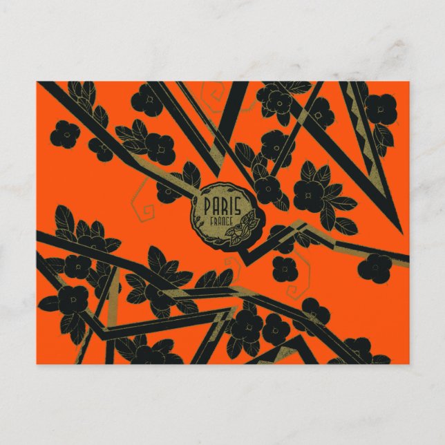 Carte Postale 1925 Art Déco Paris France parfum (Devant)