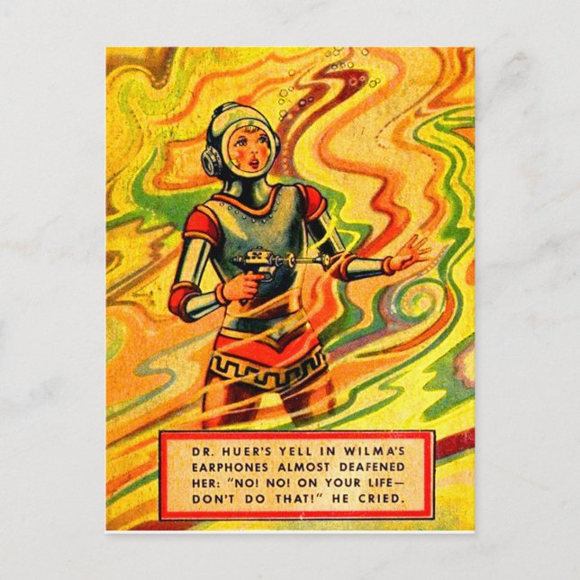 Carte Postale 1930 Buck Rogers bande dessinée Wilma Deering (Devant)