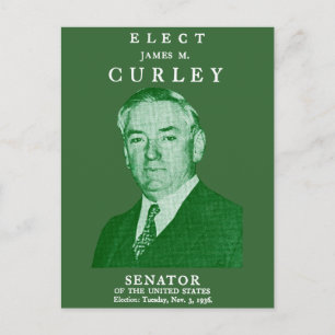 Carte Postale 1936 Elect Curley au Congrès
