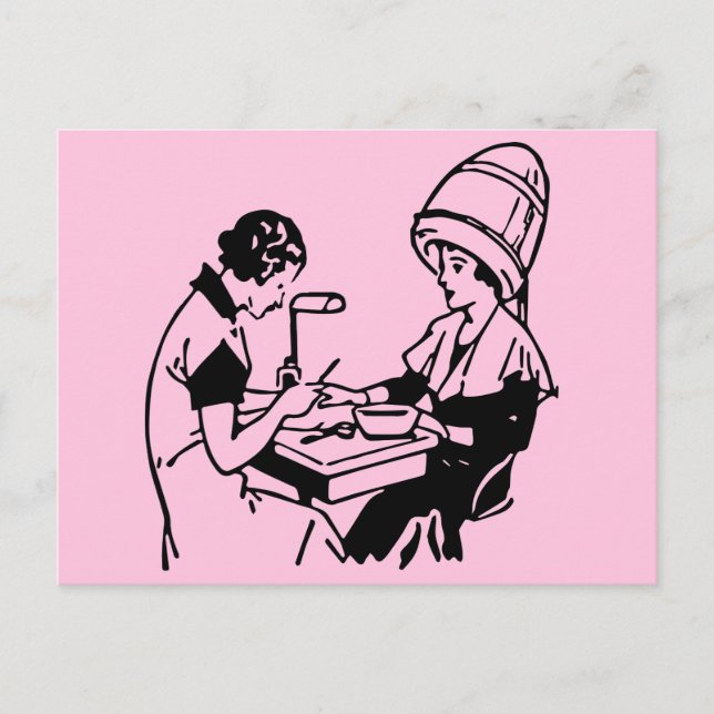 Carte Postale 1937 Vintage Beauty Parlor (Devant)