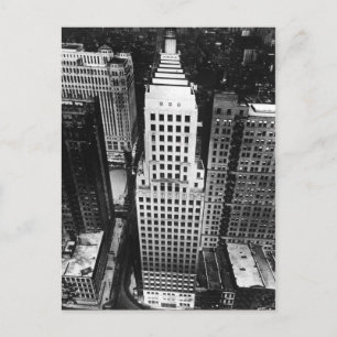 Carte Postale 1960 : Vue aérienne d'un gratte-ciel de Chicago