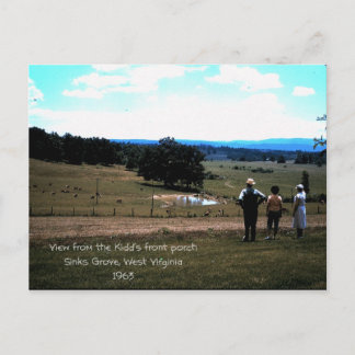 Carte Postale 1963 Monroe Co Sinks Grove Henry Mom Nana, Voir...
