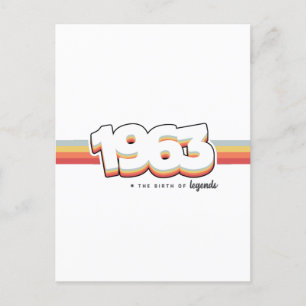 Carte Postale 1963 The birth of legends
