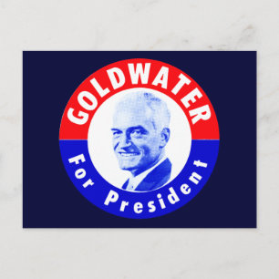 Carte Postale 1964 Goldwater, président