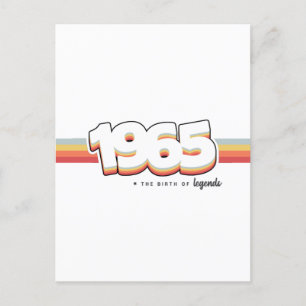 Carte Postale 1965 The birth of legends