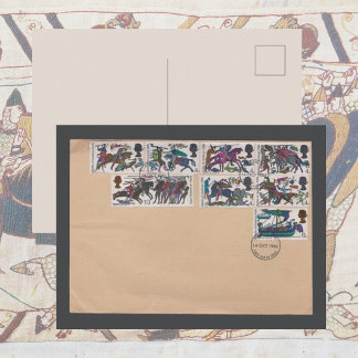 Carte Postale 1966 Bataille d'Hastings Couverture Premier Jour |