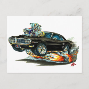 Carte Postale 1967-68 Firebird Black Car