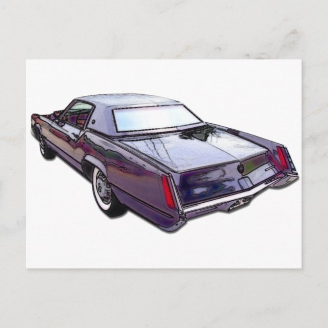 Carte Postale 1967 Cadillac Eldorado (Devant)