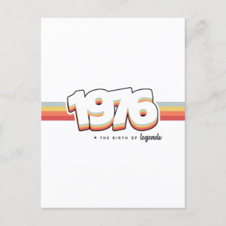 Carte Postale 1976 La naissance des légendes