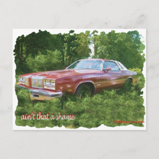 Carte Postale 1976 Oldsmobile Cutlass Supreme Coupe.