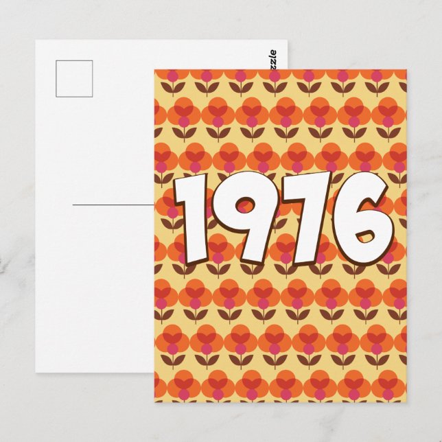 Carte Postale 1976 vintage (Devant / Derrière)