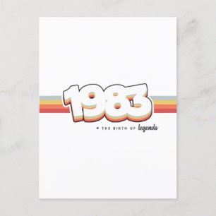Carte Postale 1983 La naissance des légendes
