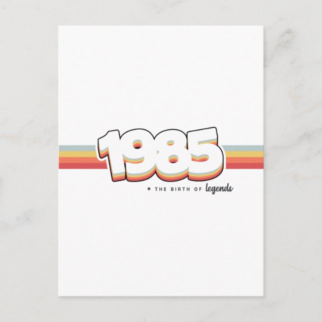 Carte Postale 1985 La naissance des légendes (Devant)