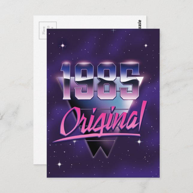 Carte Postale 1985 Original (Devant / Derrière)