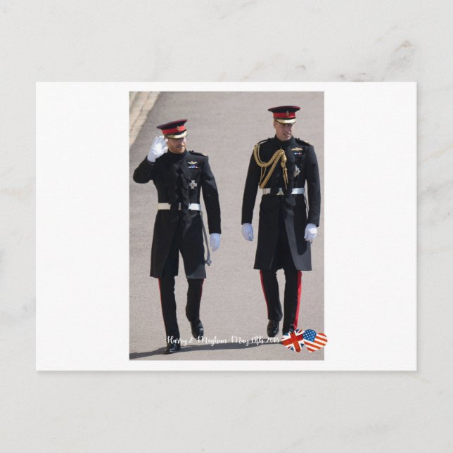 Carte Postale 19 mai 2018 : Quand Harry a épousé Meghan (Devant)