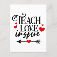 1/2 Enseigner l'amour Inspirer Chemise maternelle