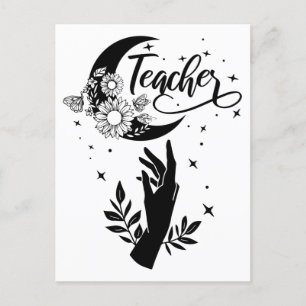 Carte Postale 1- Chemise d'enseignant inspirant, Enseignant mini