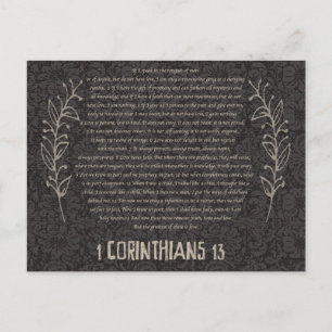 Carte postale 1 Corinthiens 13