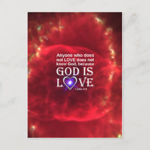 Carte Postale 1 Jean 4:8
