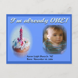 Carte Postale 1er anniversaire