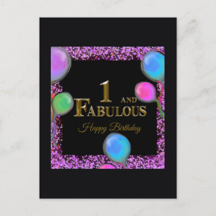 Carte Postale 1er anniversaire 