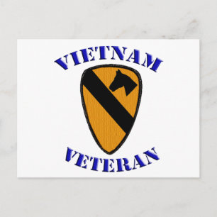 Carte Postale 1er Cav Vietnam vétéran