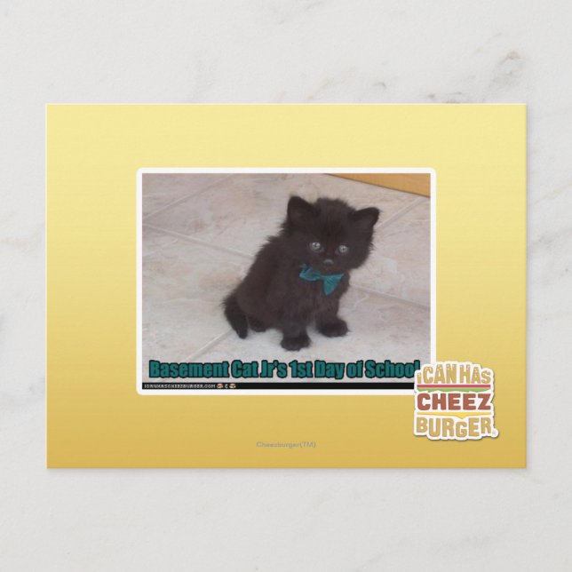 Carte Postale 1er jour de l'école (Devant)