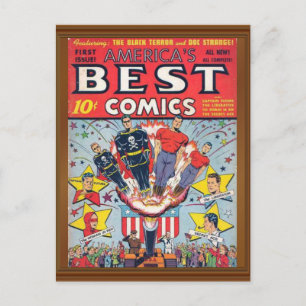 Carte Postale 1er numéro La meilleure couverture de bandes dessi