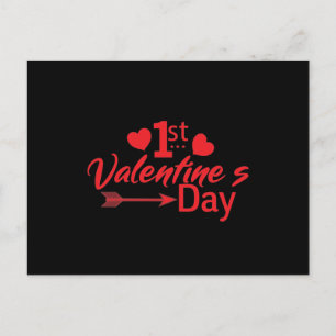 Carte Postale 1ère Saint Valentin