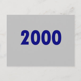 CARTE POSTALE 2000