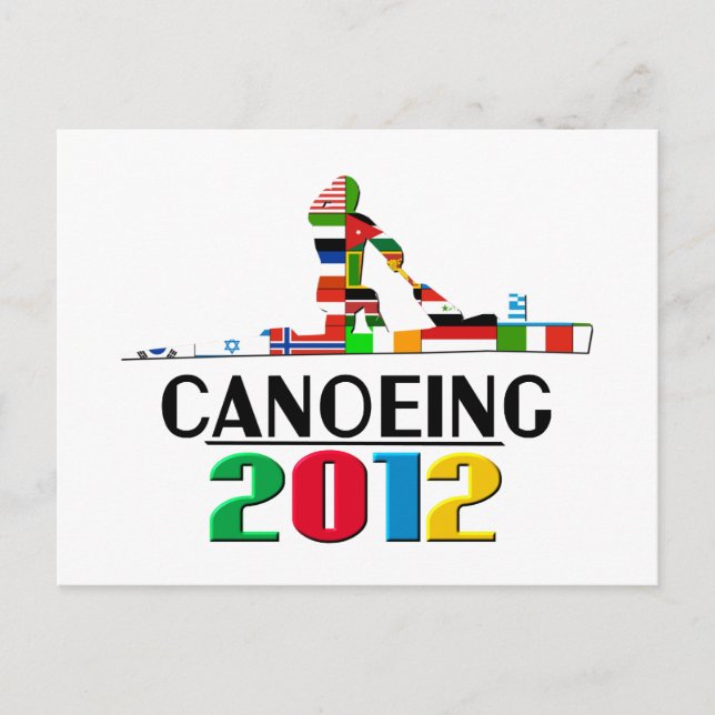 Carte Postale 2012 : Canoë (Devant)