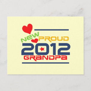 Carte Postale 2012 T-shirts et cadeaux fiers de grand-papa