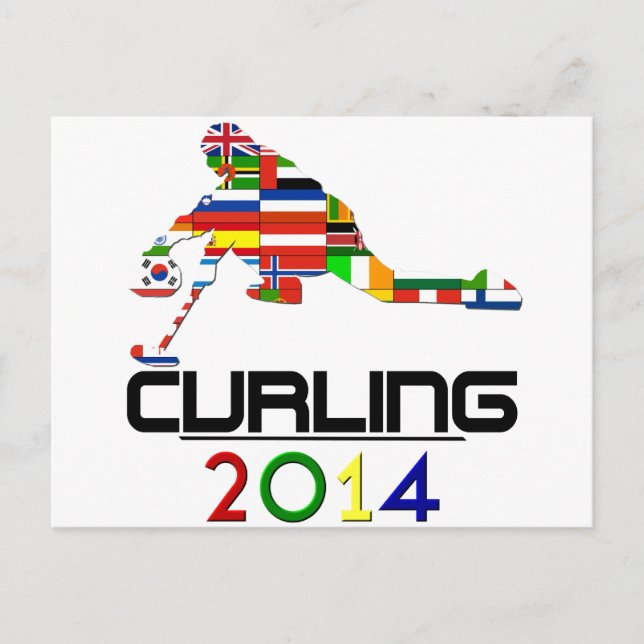 Carte Postale 2014: Curling (Devant)