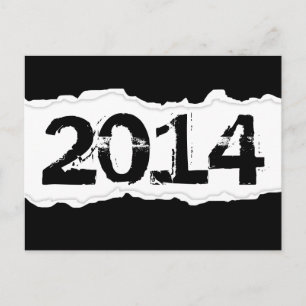 Carte Postale 2014 (déchirure de page)