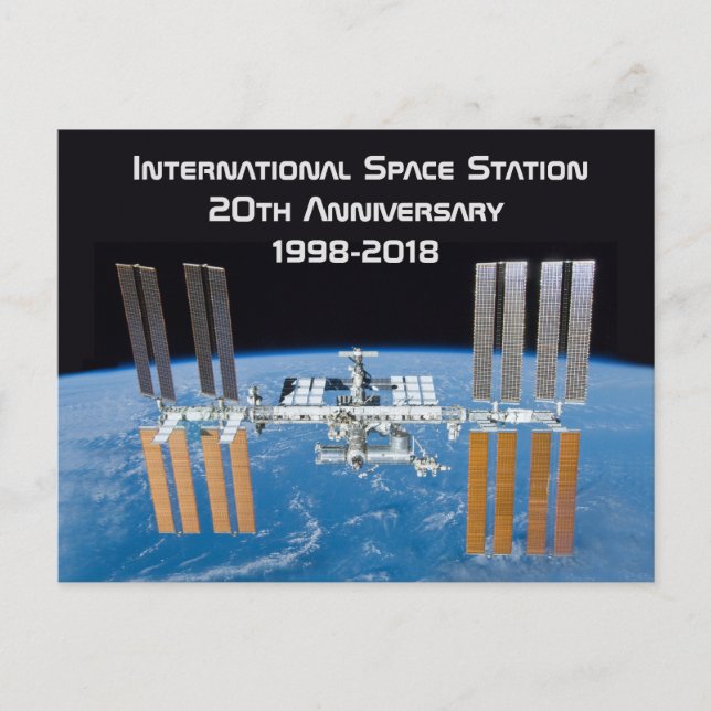 Carte Postale 20e anniversaire de la Station spatiale internatio (Devant)