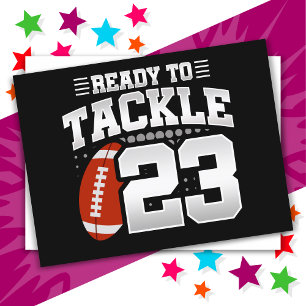 Carte Postale 23 ans Tackle Football Party 23e anniversaire