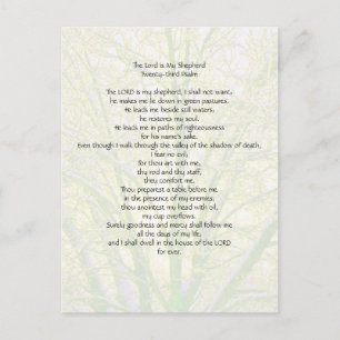 Carte Postale 23e Psaume...