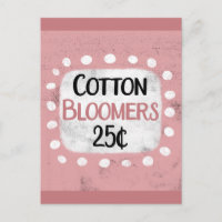 Carte postale 25 Cents Cotton Bloomers