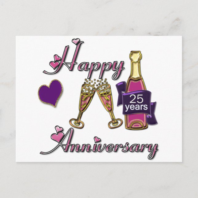 Carte Postale 25ème. Anniversaire (Devant)