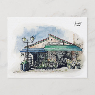 Carte Postale 26 : Un fleuriste