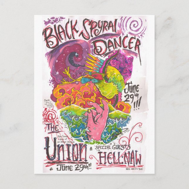 Carte Postale 29 juin Afficher le prospectus - Couleur complète (Devant)