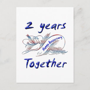 Carte Postale 2 ans ensemble