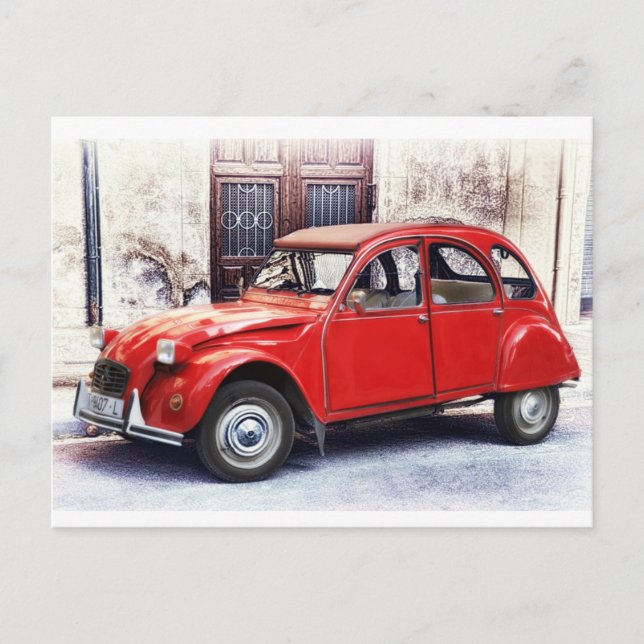 CARTE POSTALE 2 CV (Devant)