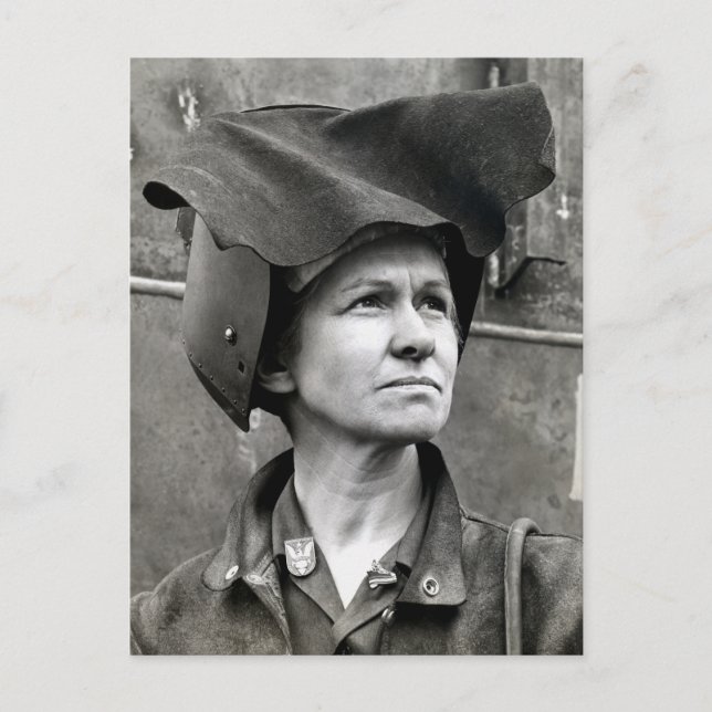 Carte Postale 2ÈME GUERRE MONDIALE Rosie le Riveter (Devant)