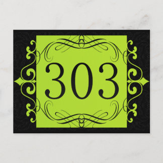 Carte Postale 303 Indicatif régional