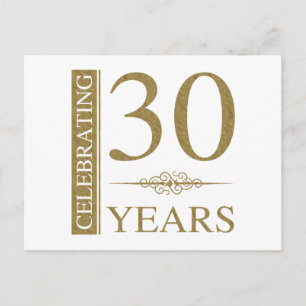 Carte Postale 30e anniversaire du Mariage