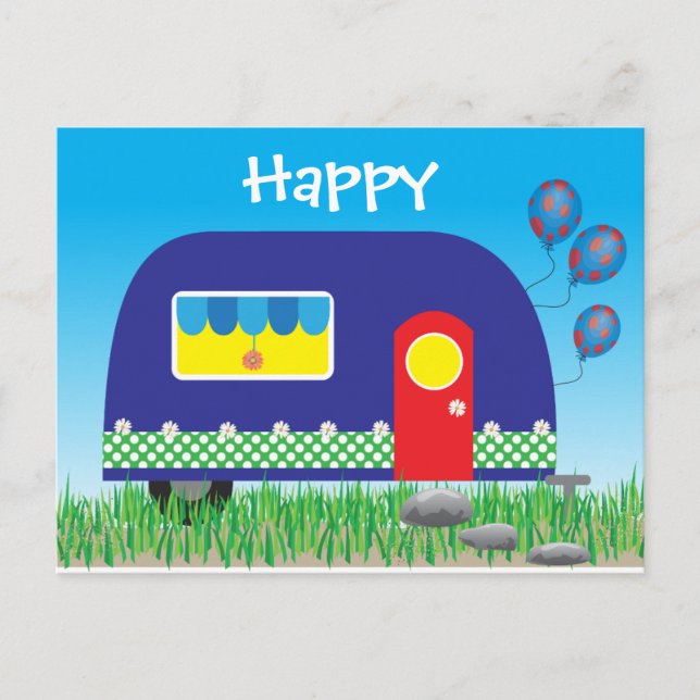 Carte Postale 311 Cadeaux Cool de Camper Joyeux (Devant)