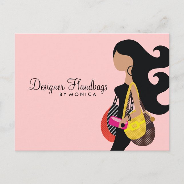 Carte postale 311-Handbag Party argent vert (Devant)