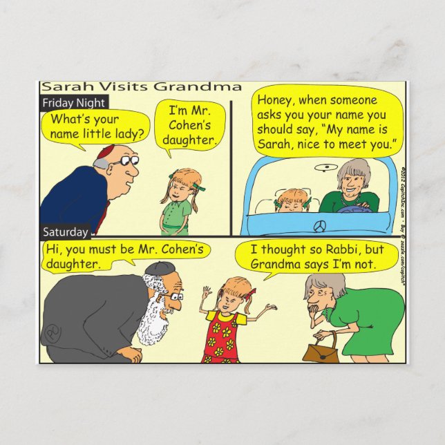 Carte Postale 327 grand-mère a dit Dessin animé (Devant)