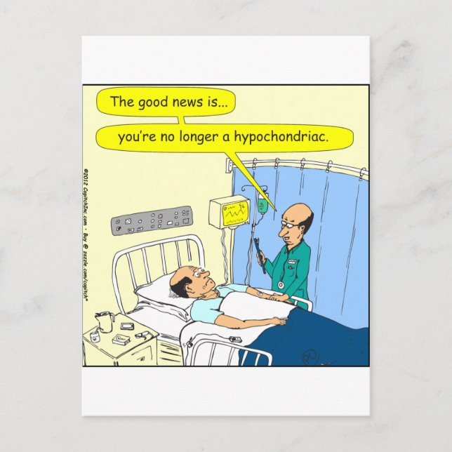 Carte Postale 348 plus une bande dessinée hypocondriaque de (Devant)